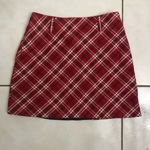 Old navy plaid mini skirt
